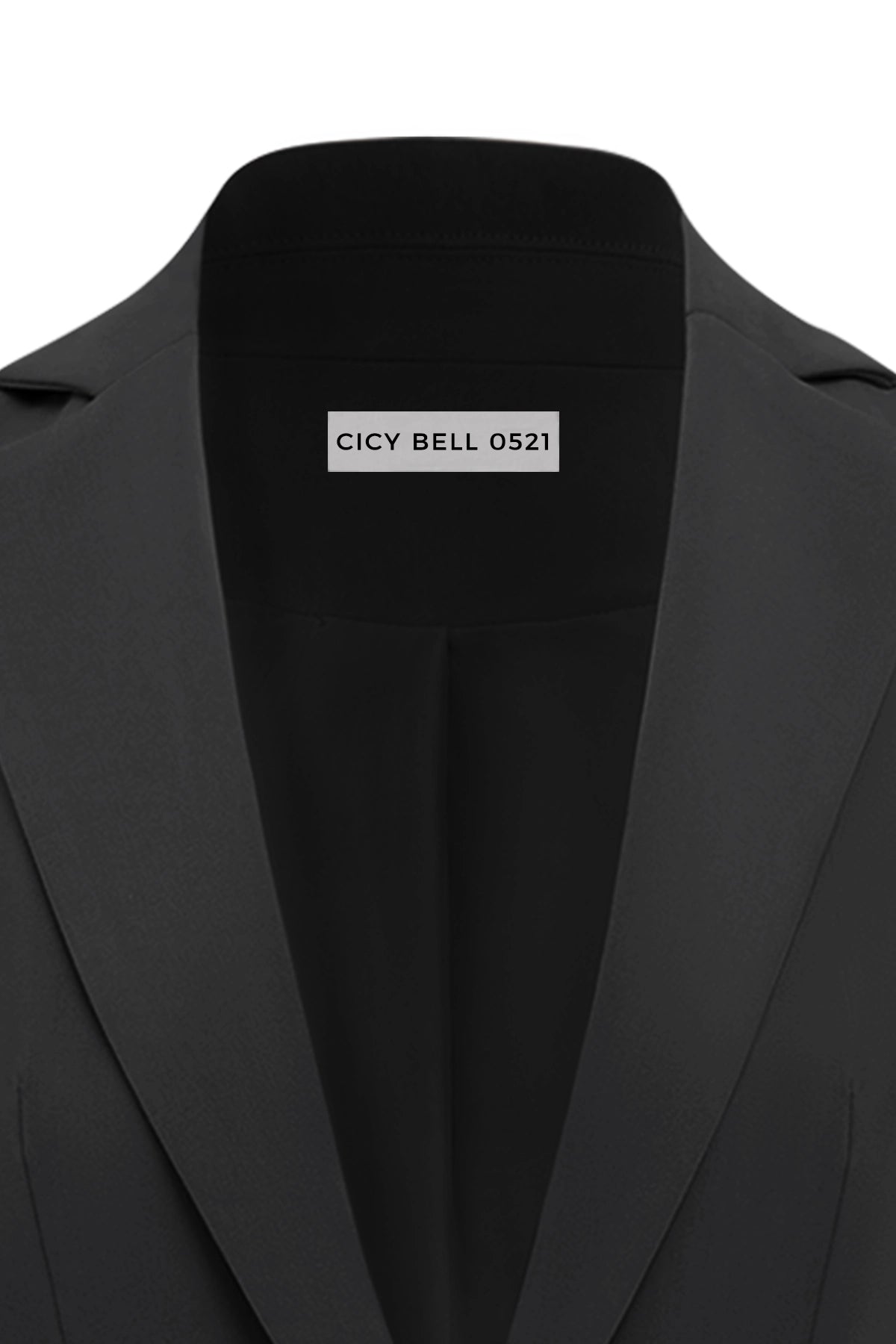 CICY BELL 0521 Womens Black Casual Work Blazers