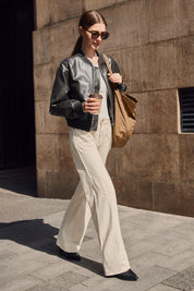 Cicy Bell Womens Black Bomber Jackets