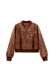 Cicy Bell Womens Caramel Bomber Jackets