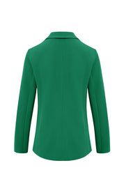 Cicy Bell Womens Dark Green Casual Work Blazers
