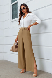 Cicy Bell Womens Khaki Dress Pants