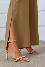 Cicy Bell Womens Khaki Dress Pants