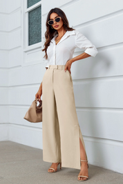Cicy Bell Womens Light Khaki Dress Pants