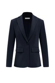 CICY BELL 0521 Womens Navy Casual Work Blazers
