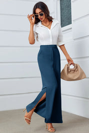 Cicy Bell Womens Navy Dress Pants