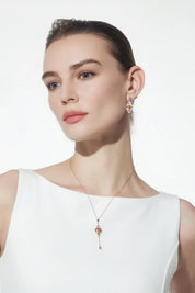 Cicy Bell Gold Four Leaf Clover Pendant Necklace