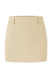 Cicy Bell Womens Apricot Bodycon Mini Skirts