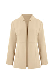 Cicy Bell Womens Beige Business Casual Blazer