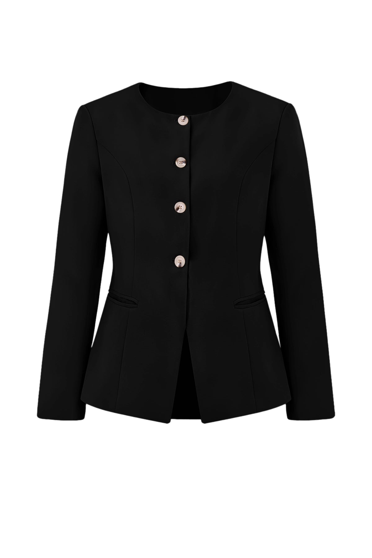 Cicy Bell Womens Black Business Blazers