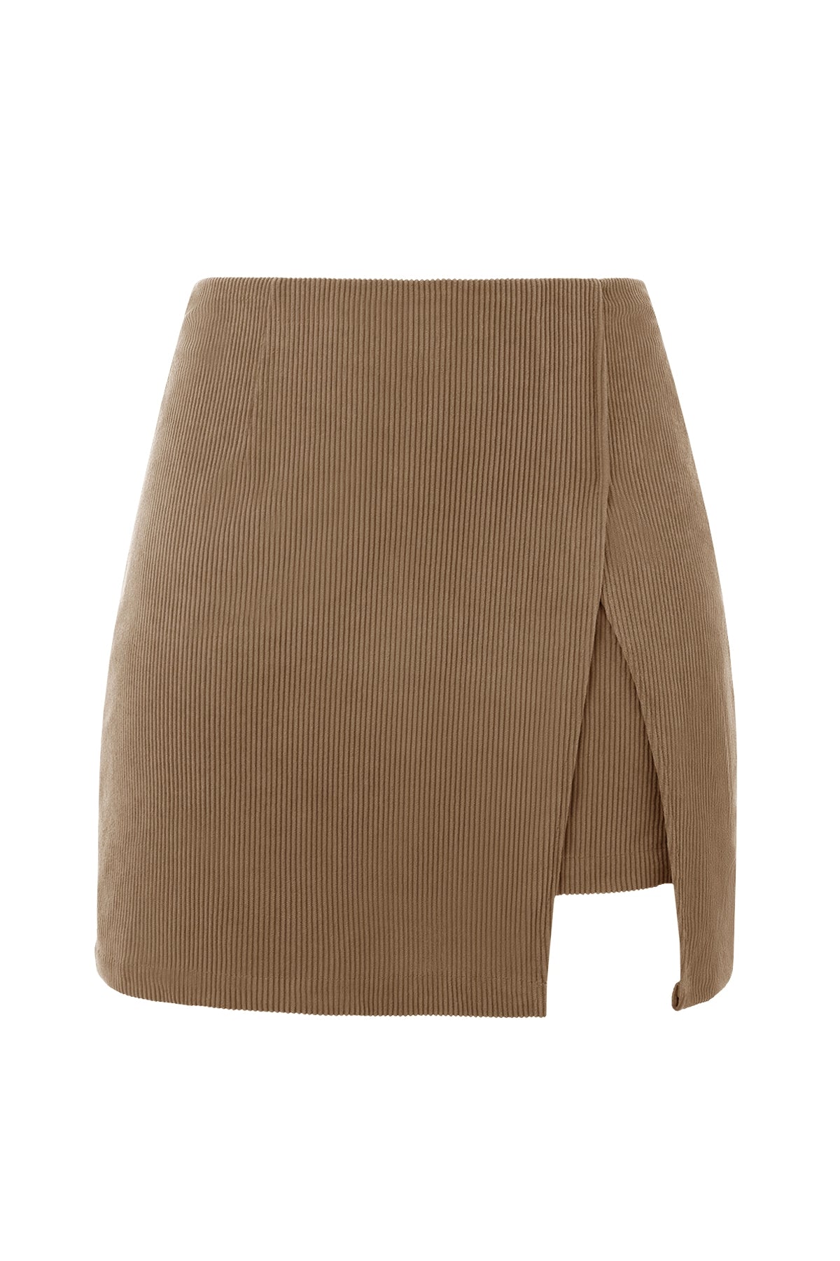 Cicy Bell Womens Brown Corduroy Mini Skirt