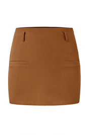 Cicy Bell Womens Brown Bodycon Mini Skirts