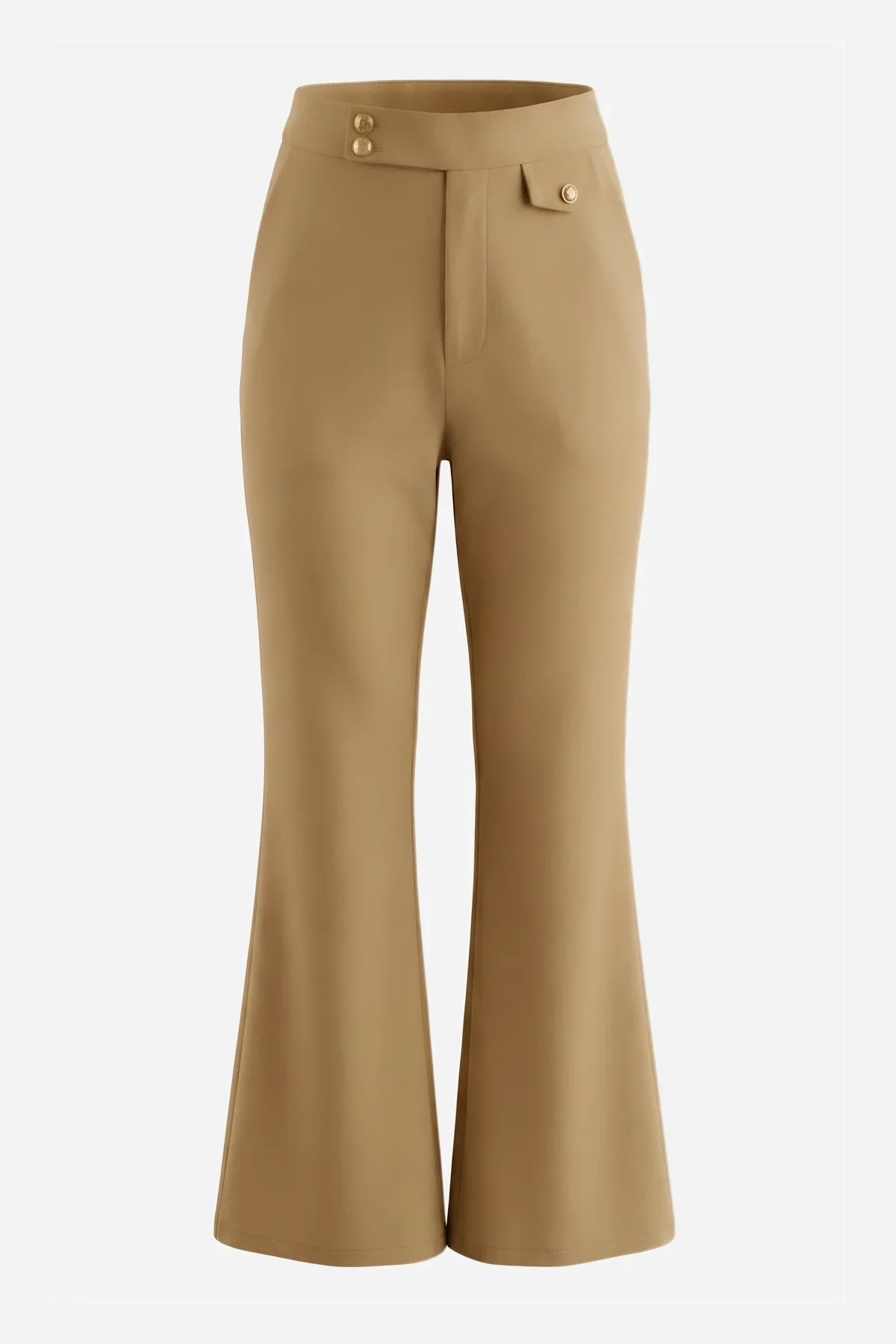 ladies khaki dress pants Womens Twill (Khaki) 9 / Dropship Mexico Case Only Est. Delivery: 10-15 Days baggy loose fit Womens Khaki Flared Dress Pants