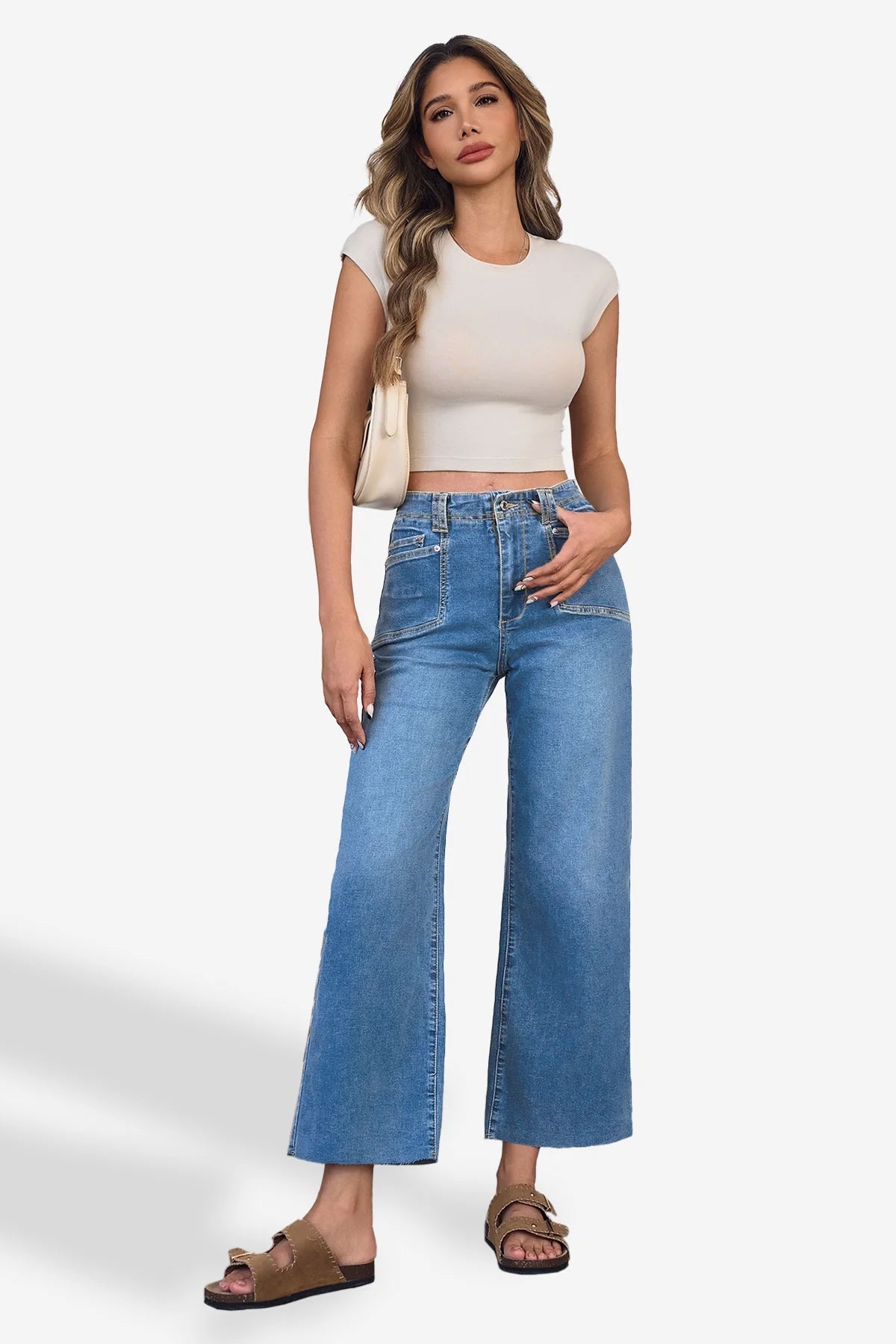 Cicy Bell Womens Light Blue Jeans