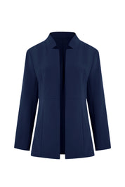 Cicy Bell Womens Navy Business Casual Blazer