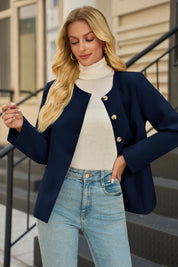 Cicy Bell Womens Navy Business Blazers
