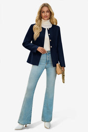 Cicy Bell Womens Navy Business Blazers