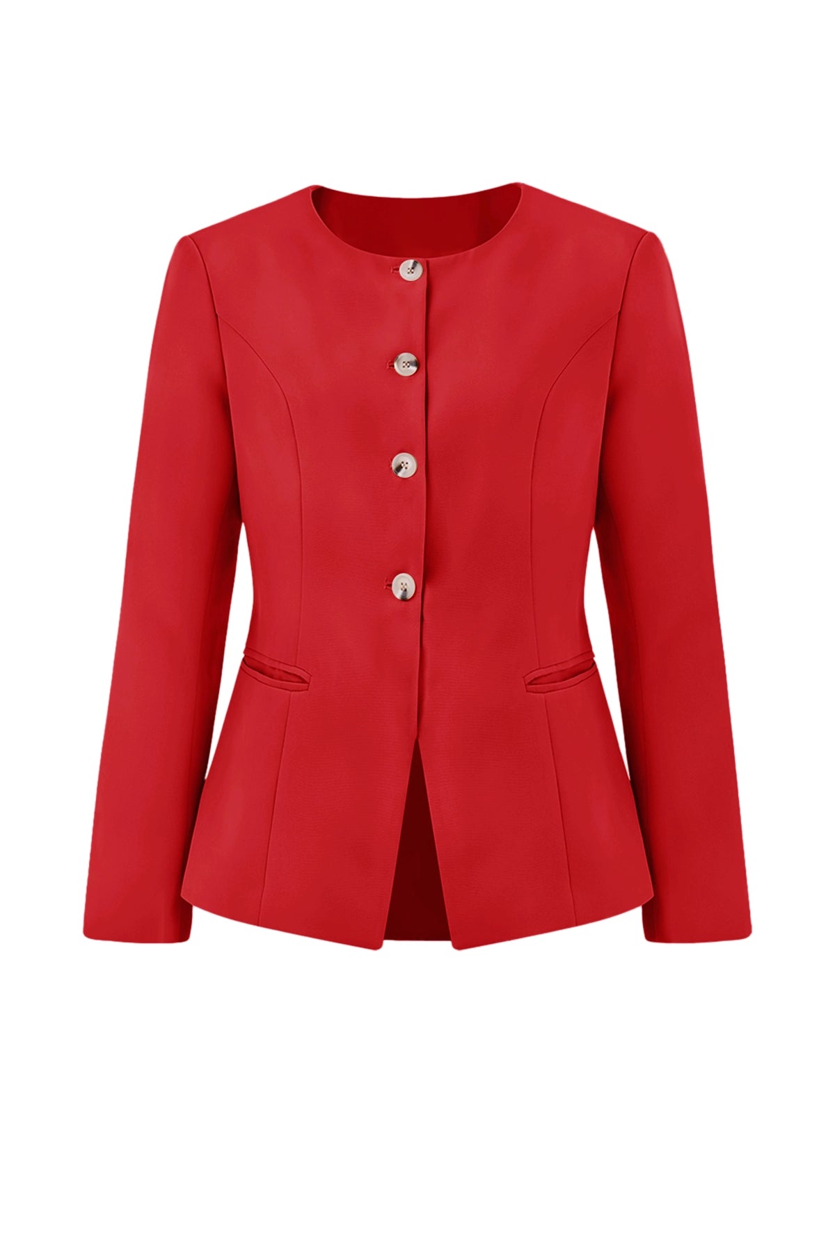 Cicy Bell Womens Red Business Blazers