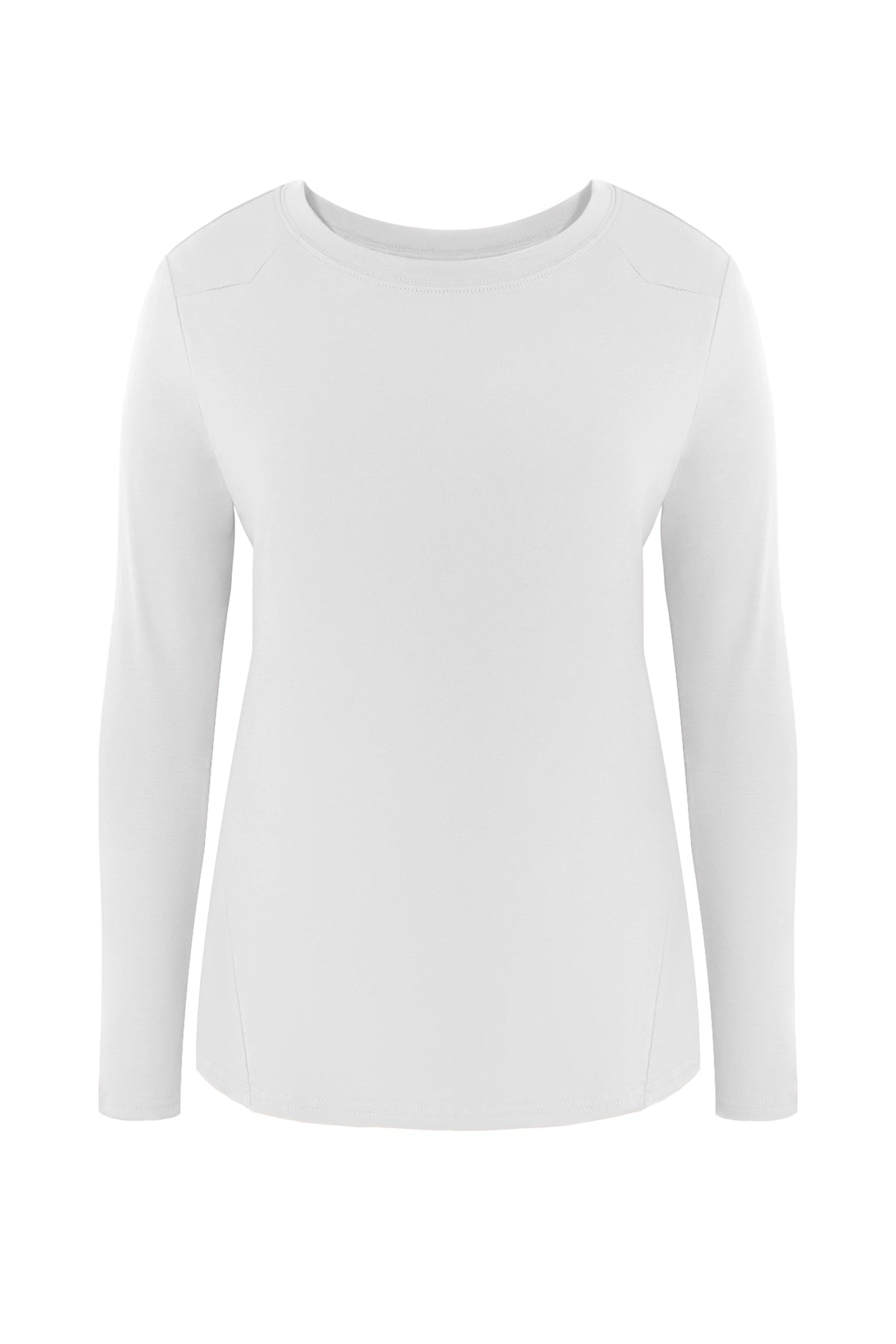 Cicy Bell Womens White Long Sleeve Shirts