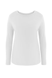 Cicy Bell Womens White Long Sleeve Shirts