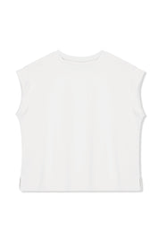 Cicy Bell Womens White Cap Sleeve Shirts