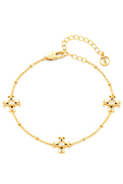 Cicy Bell Womens 18k Yellow Gold Plated Link Bracelets