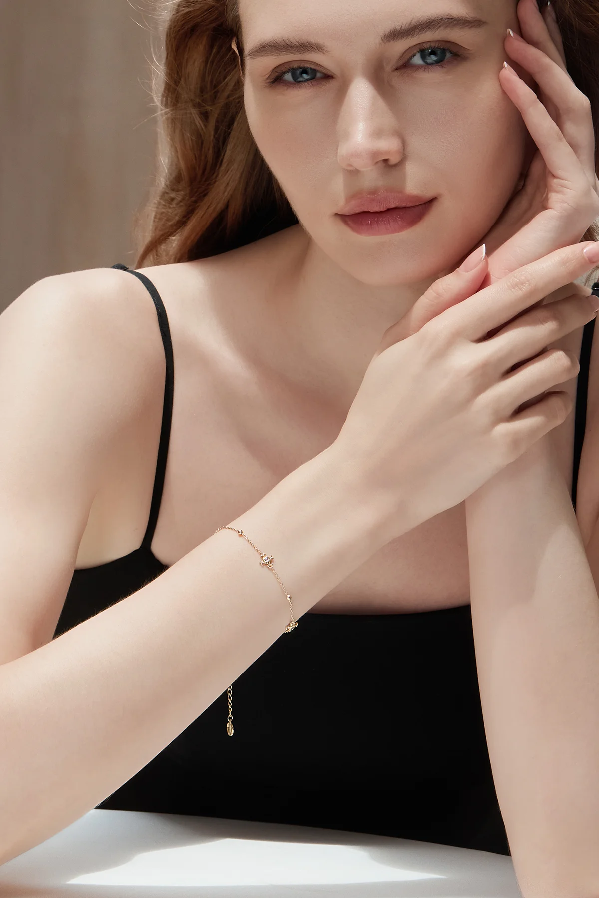 Cicy Bell Womens 18k Yellow Gold Plated Link Bracelets