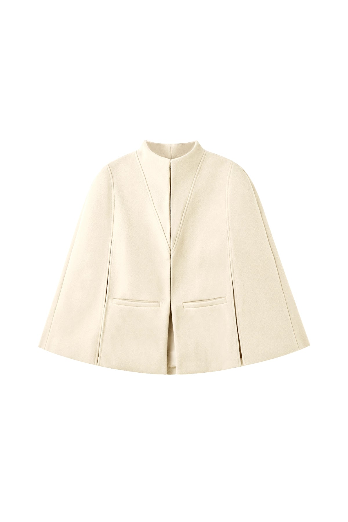 Cicy Bell Womens Apricot Cape Pea Coat