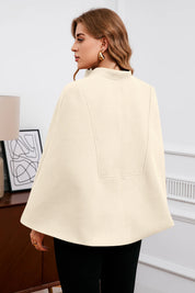 Cicy Bell Womens Apricot Cape Pea Coat