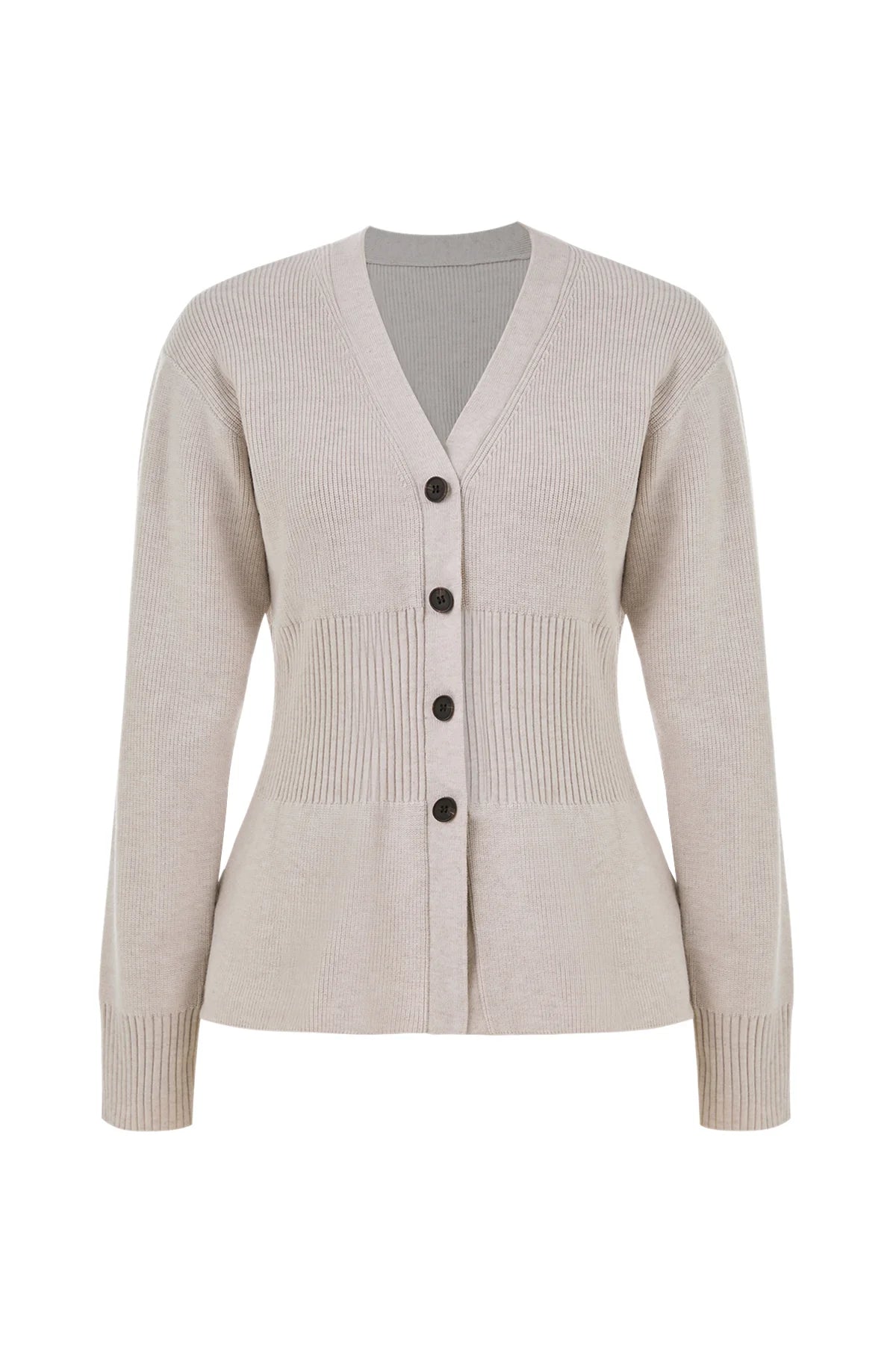 Cicy Bell Womens Beige Cardigan Sweaters