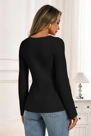 Cicy Bell Womens Black Button Up Cardigan Sweaters