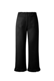 Cicy Bell Womens Black Wide Leg Pants