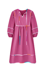 Cicy Bell Womens Bright Pink Babydoll Mini Dresses