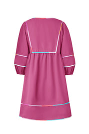 Cicy Bell Womens Bright Pink Babydoll Mini Dresses