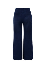 Cicy Bell Womens Dark Blue Wide Leg Jeans