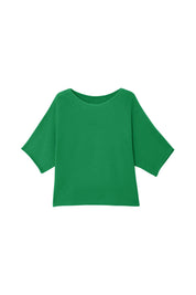 Cicy Bell Womens Green Half Sleeve Sweaters