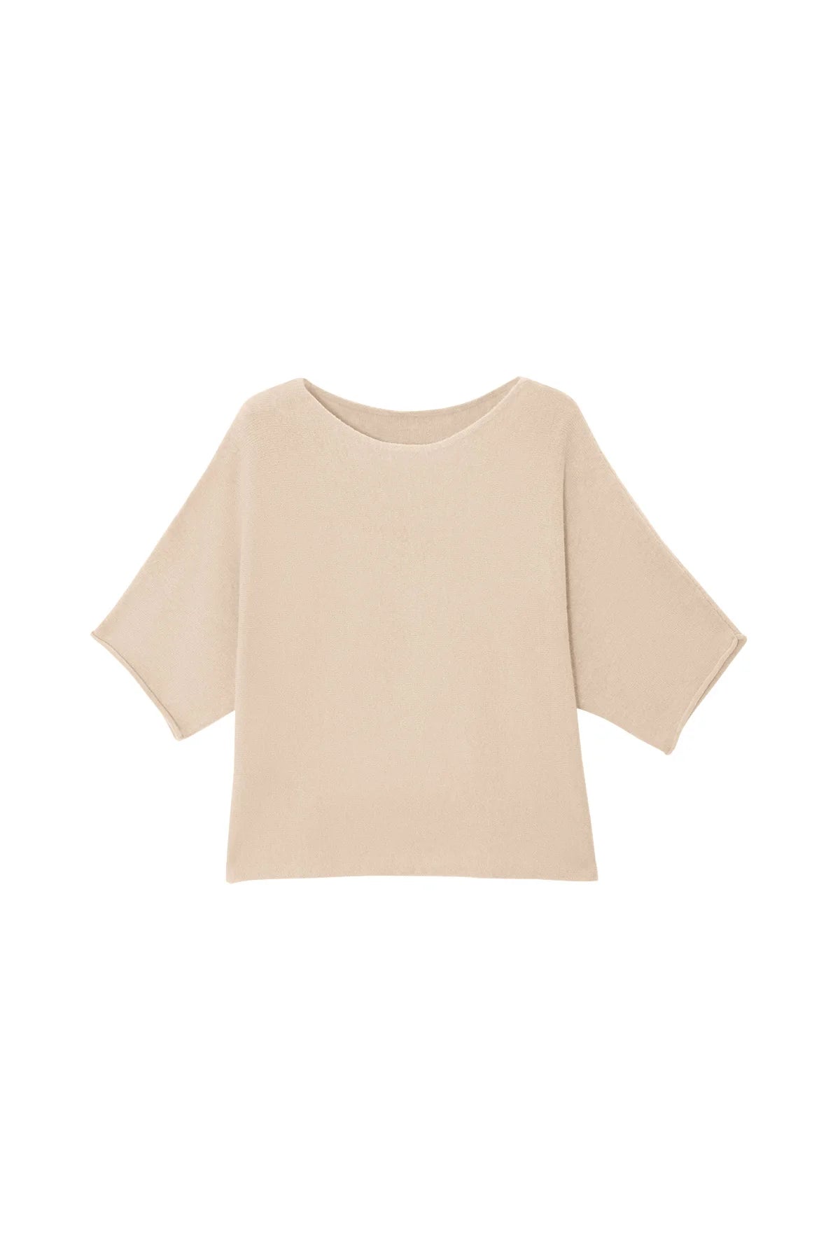 Cicy Bell Womens Khaki Half Sleeve Sweaters