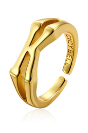 Cicy Bell Womens Gold Initial Letter K Rings