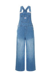 Cicy Bell Womens Light Blue Denim Bib Overalls