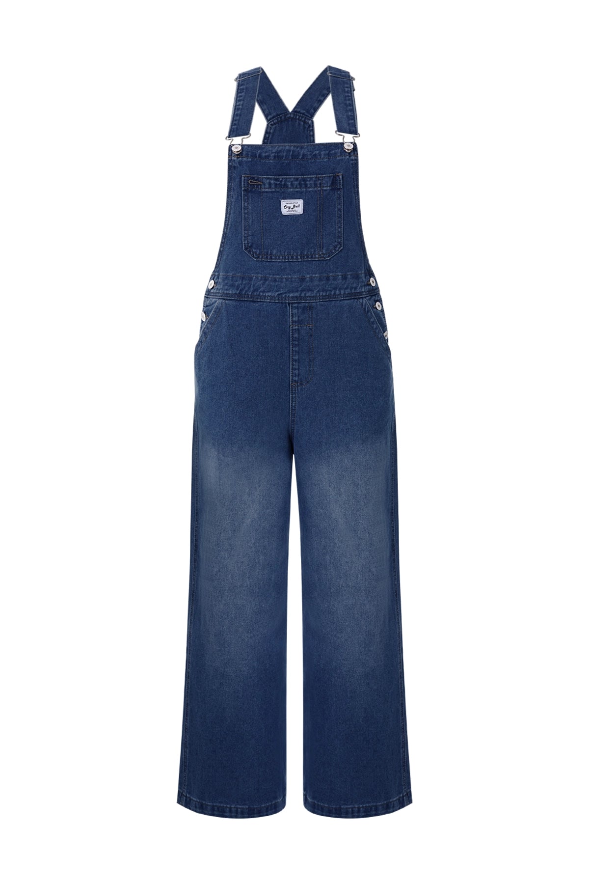 Cicy Bell Womens Navy Denim Bib Overalls