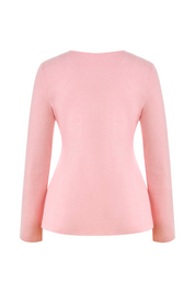 Cicy Bell Womens Pink Button Up Cardigan Sweaters