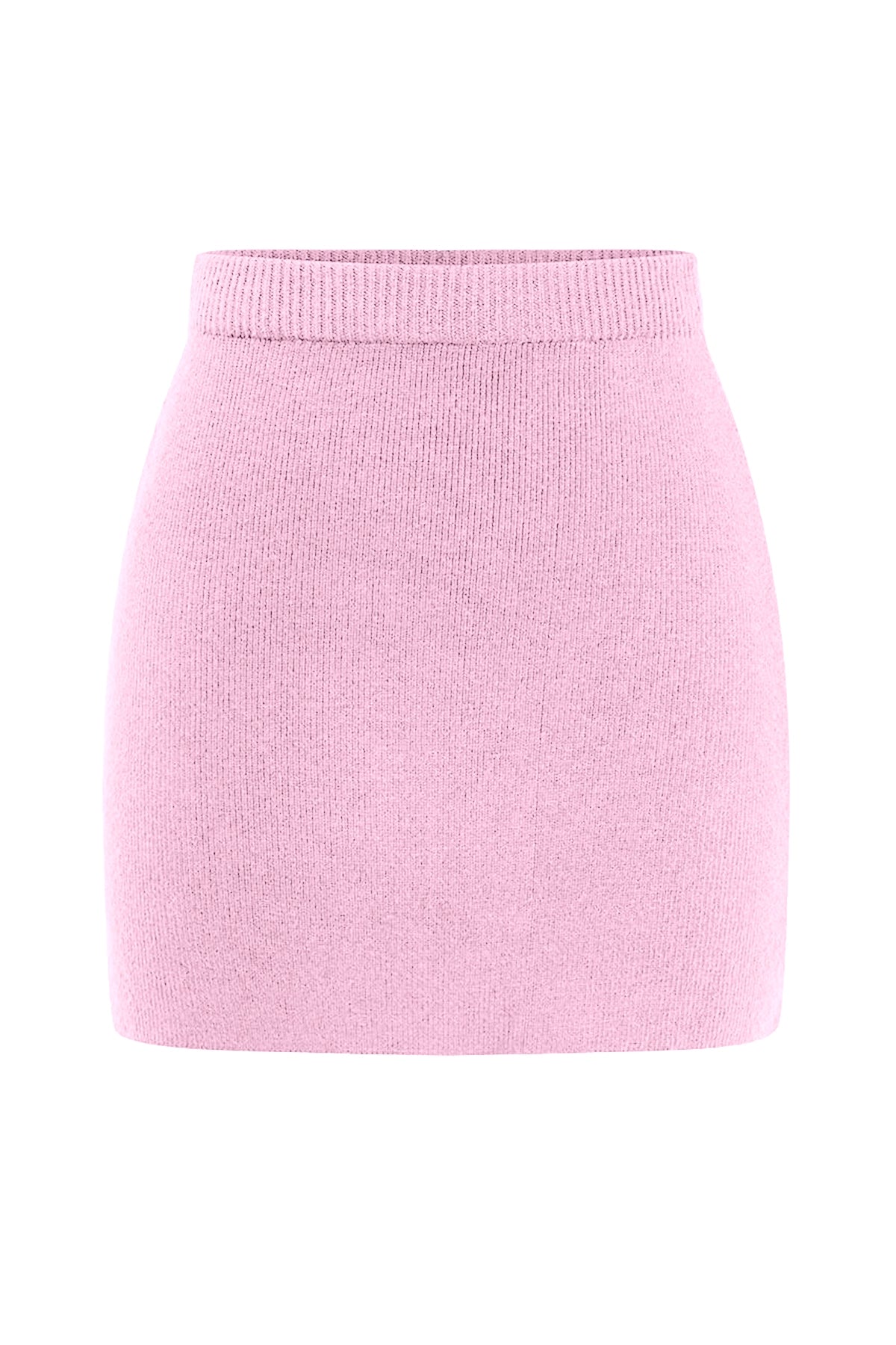 Cicy Bell Womens Pink Knit Mini Skirt