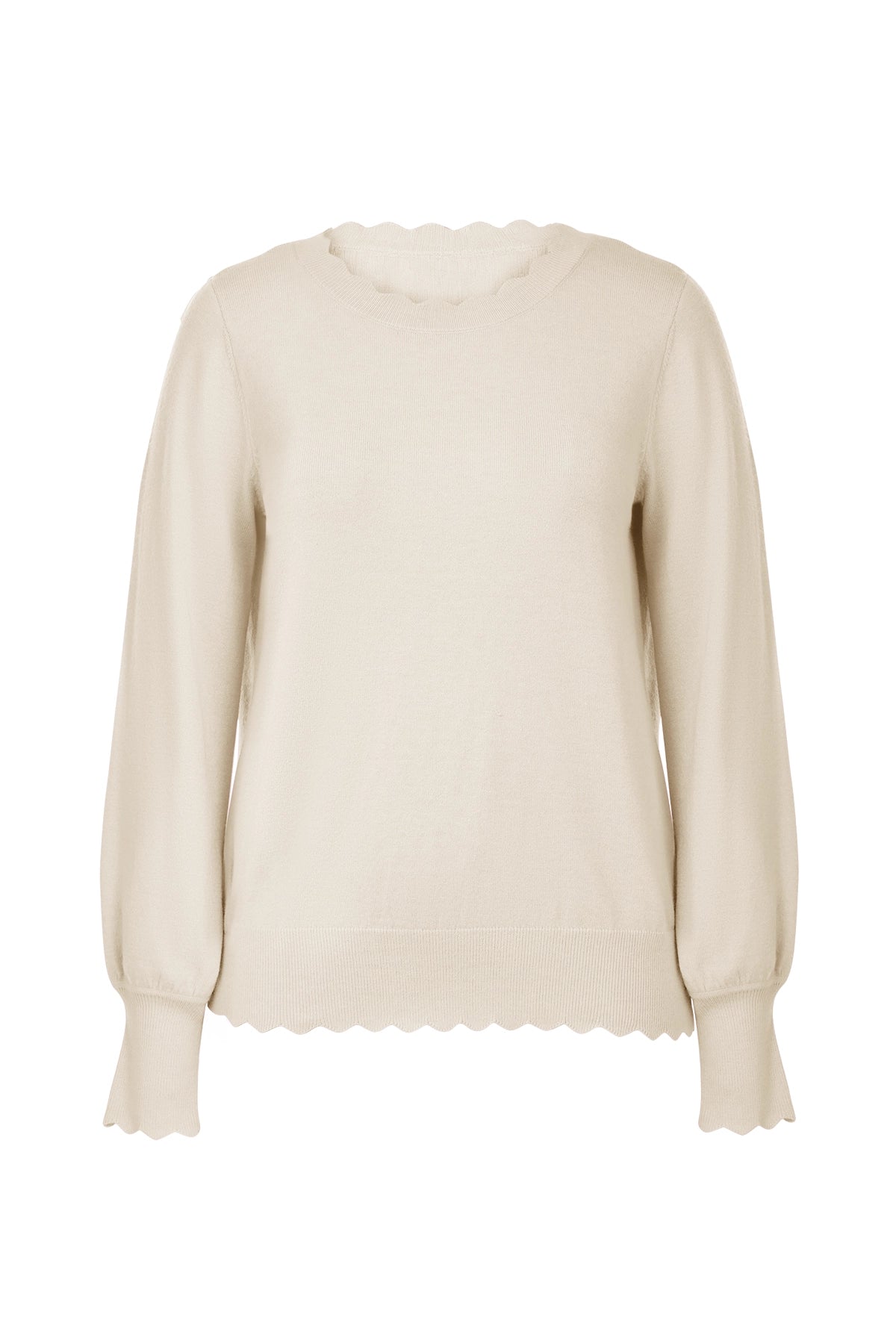 Cicy Bell Womens Beige Pullover Tops