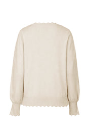 Cicy Bell Womens Beige Pullover Tops