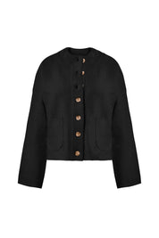 Cicy Bell Womens Black Cardigans