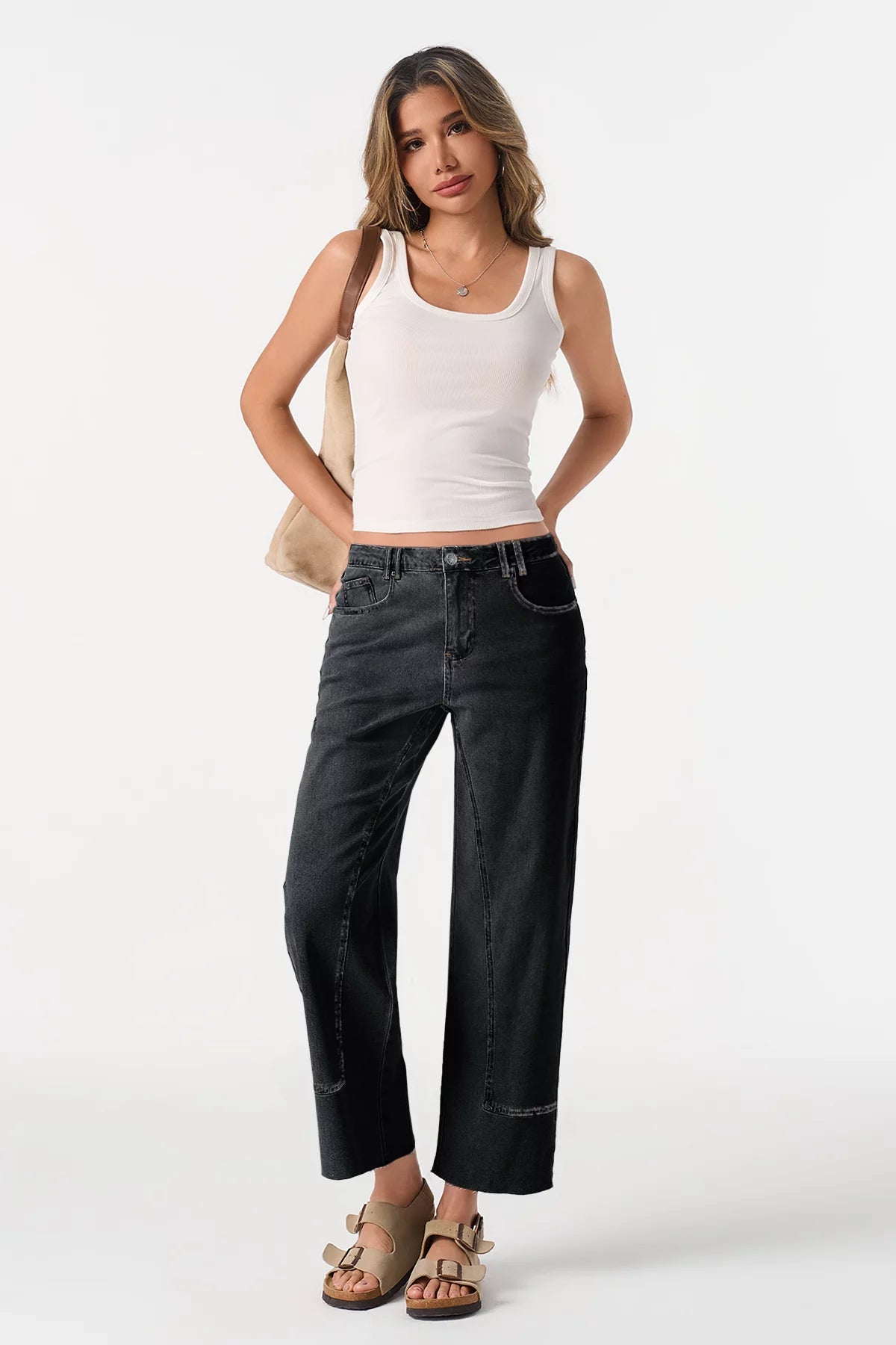 Cicy Bell Womens Black Jeans