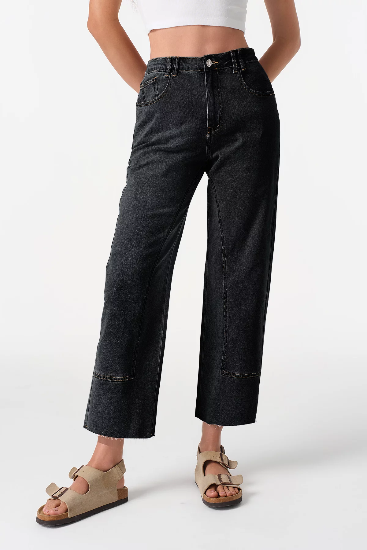 Cicy Bell Womens Black Jeans