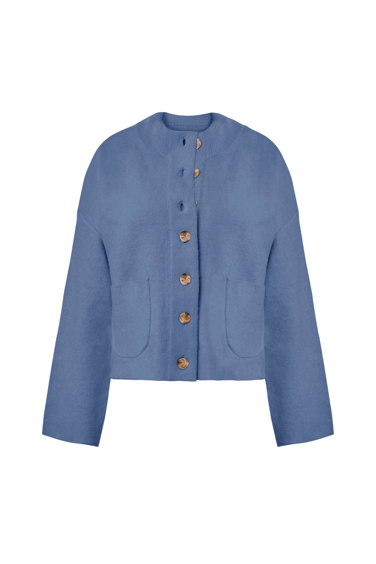 Cicy Bell Womens Blue Cardigans