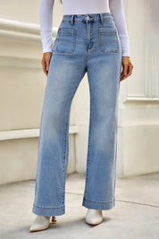 Cicy Bell Womens Light Blue Jeans