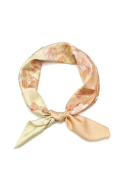Cicy Bell Womens Floral Silk Head Scarf