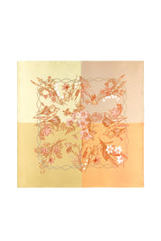 Cicy Bell Womens Floral Silk Head Scarf